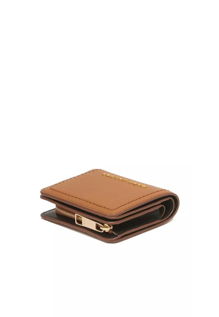 Marc Jacobs Groove Mini Wallet Compact In Smoked Almond S101L01SP21