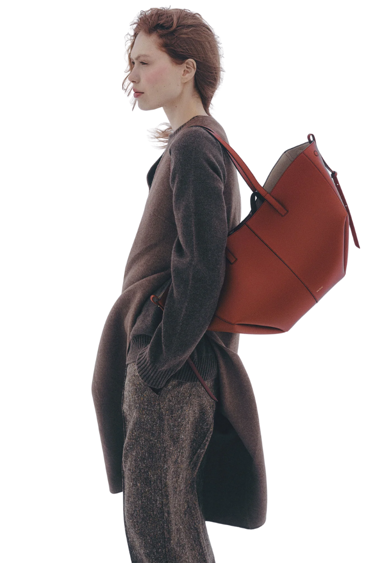 ( PREORDER ) Polene Cyme Tote Bag In Red Clay