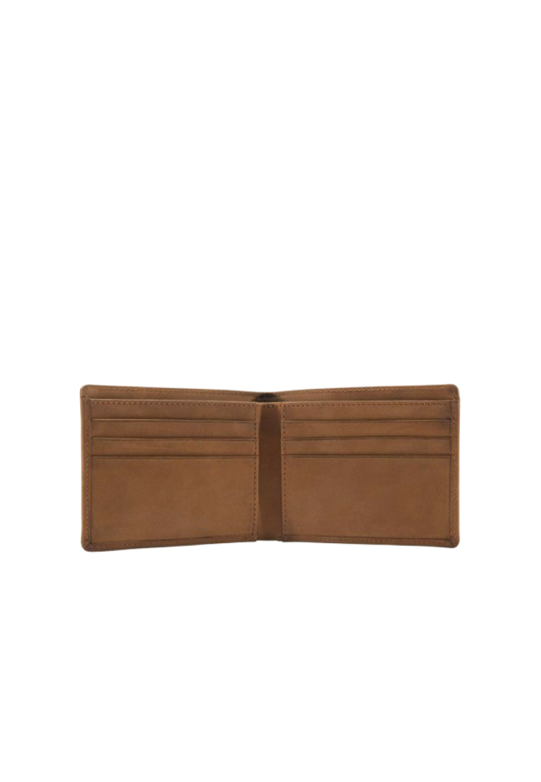 Carhartt Saddle WW0207 Leather Bifold Wallet In Khaki