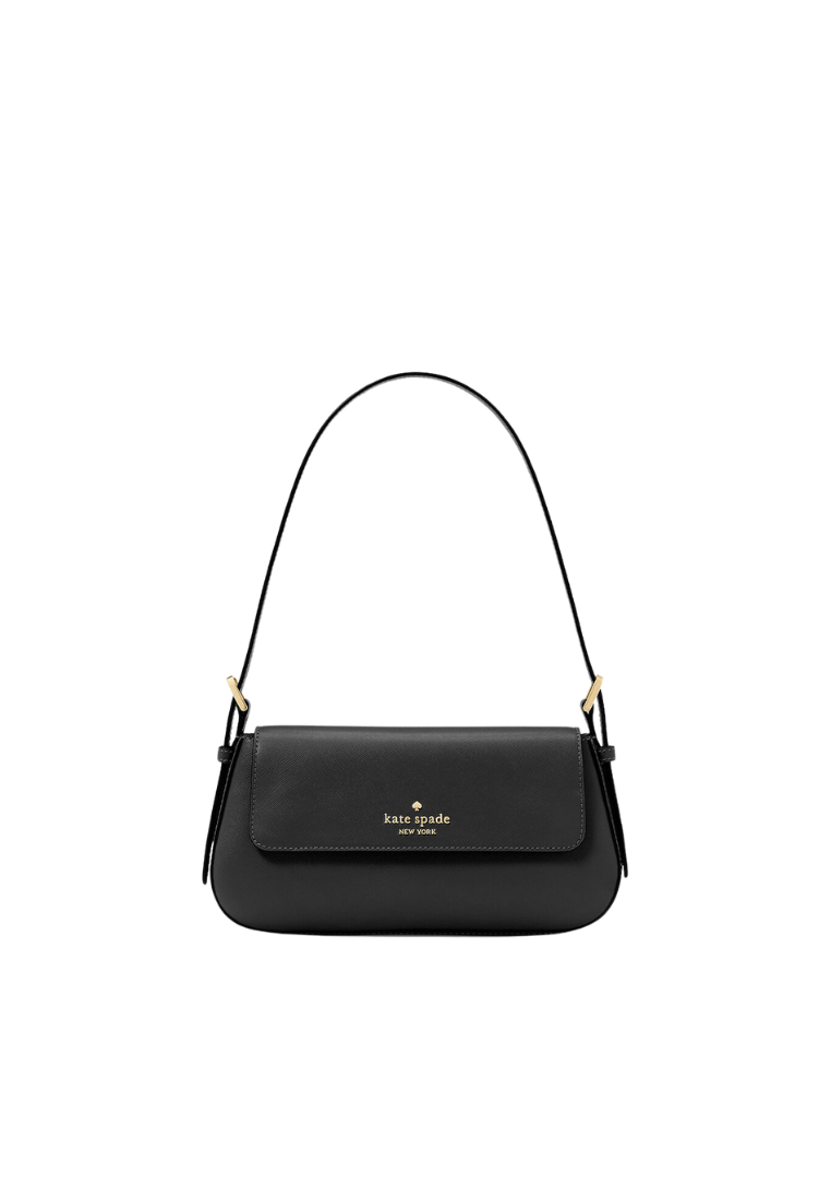 Kate Spade Madison Small Flap Shoulder Bag In Black KK952