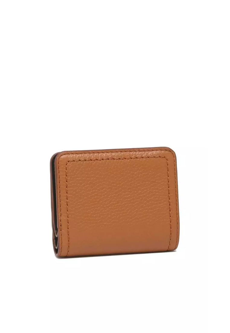 Marc Jacobs Groove Mini Wallet Compact In Smoked Almond S101L01SP21