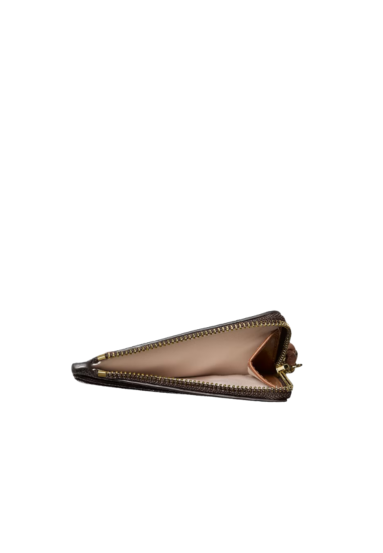 ( PREORDER ) Michael Kors Jet Set Small Card Case In Brown/Acorn 32S6GJ6W0B