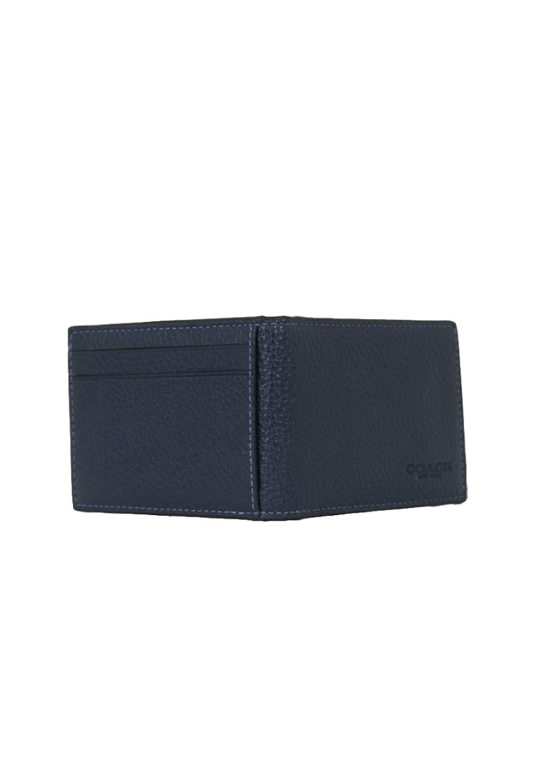 Coach BillFold Wallet Compact In Midnight Navy CM167