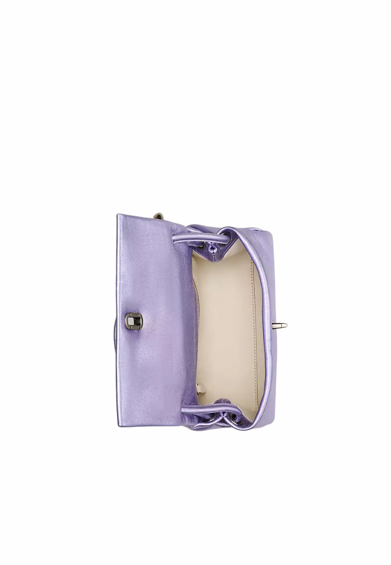 Marc Jacobs The Metallic Mini Dual Handbag In Lilac 2R4HSH016H02