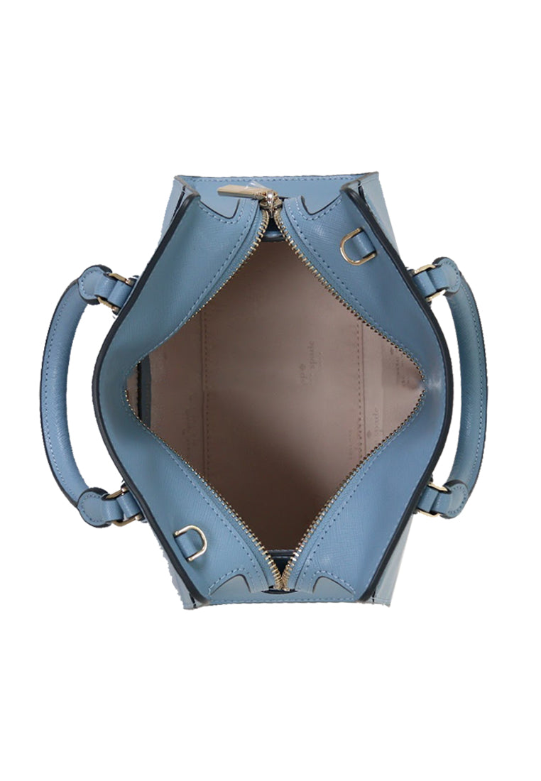 Kate Spade Madison Crossbody Bag Small Satchel In Polished Blue KC437