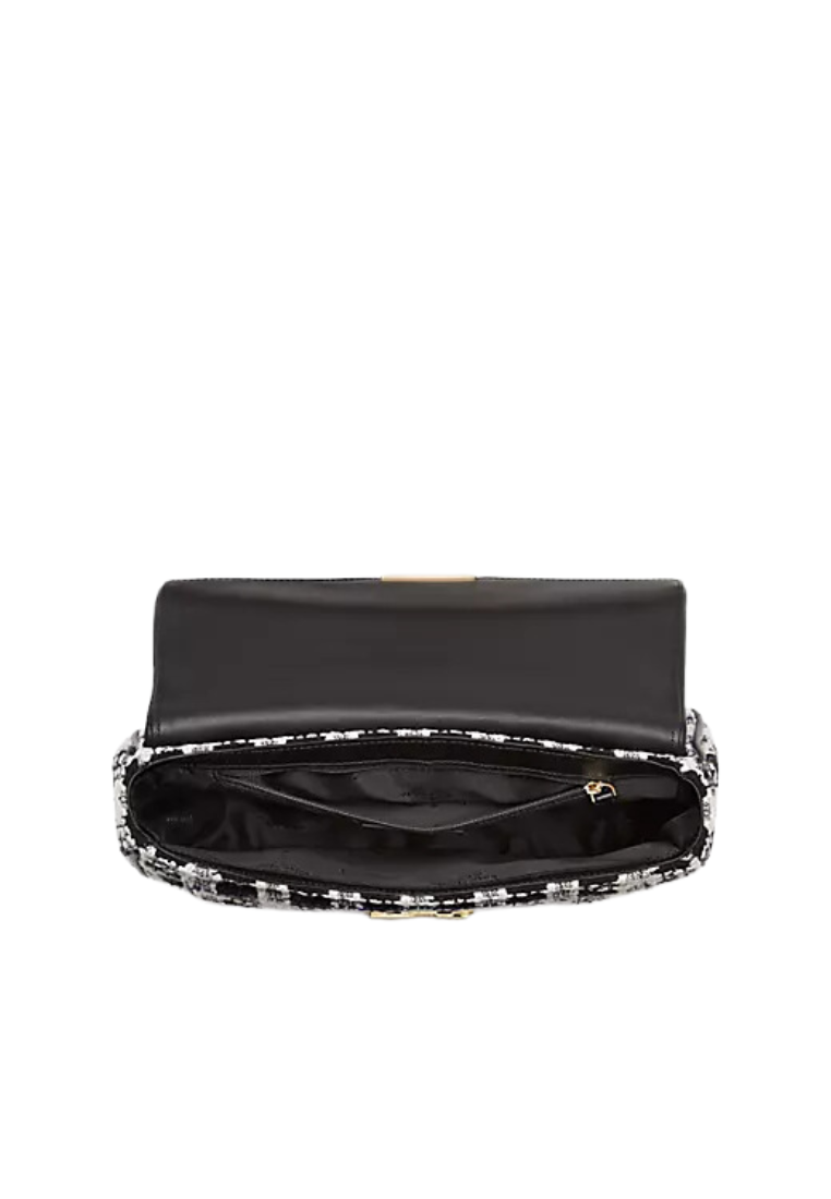 Kate Spade Carey Shoulder Bag Medium Flap In Black Multi KC492