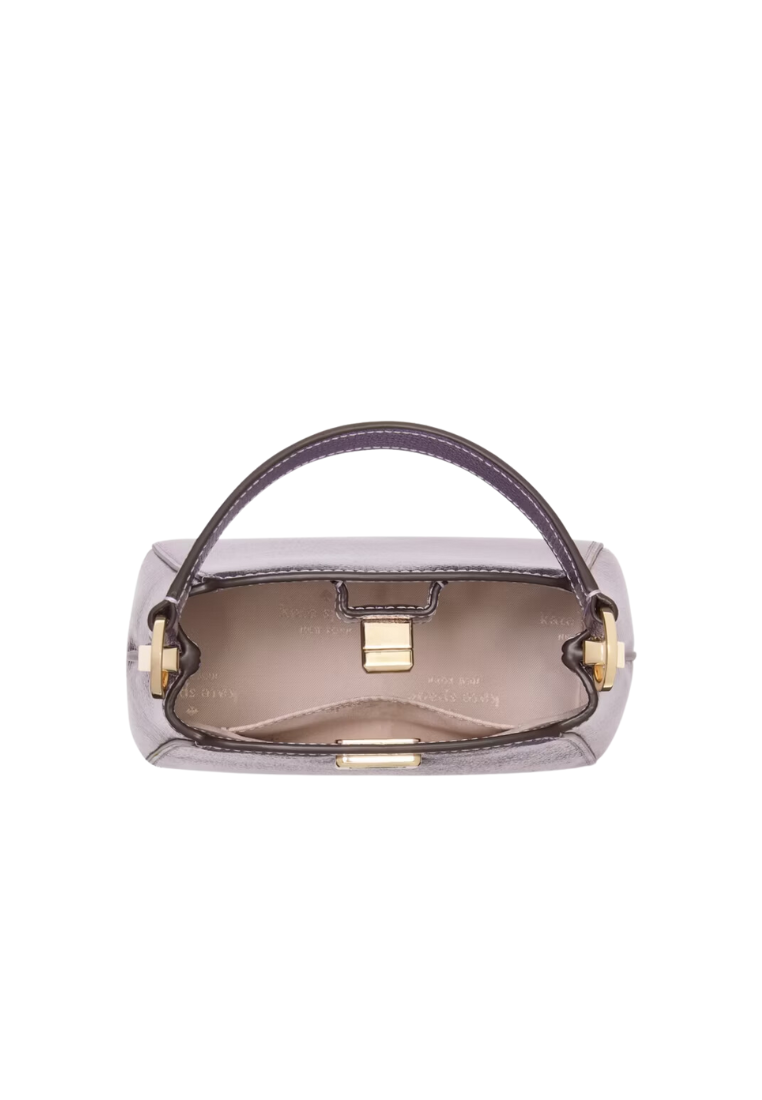 Kate Spade Phoebe Metallic Mini Top Handle Crossbody Bag In Light Candied KI943