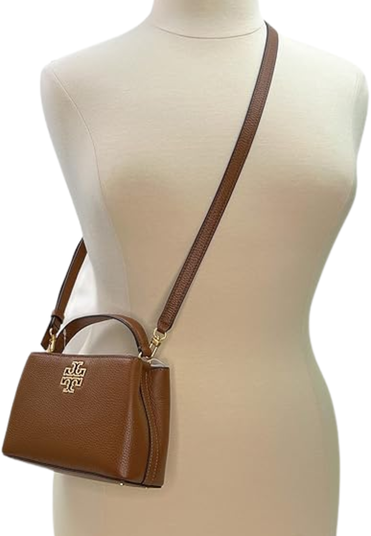 Tory Burch Britten Micro Satchel Bag In Moose 145357