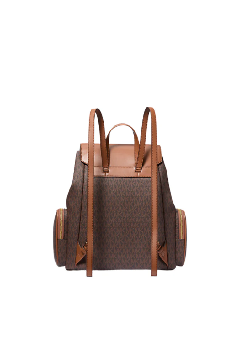 Michael Kors Jet Set Large Logo Backpack In Brown 35T1GTTB3B