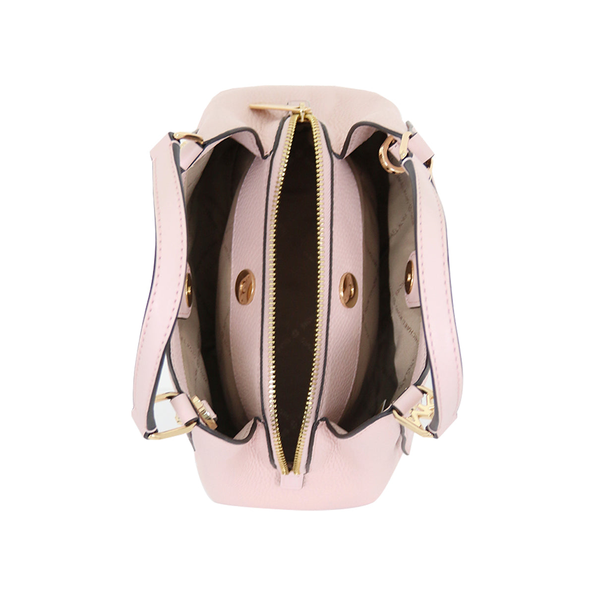 Michael Kors Arlo 35S3GW7C1L Small Leather Crossbody Bag In Powder Blush