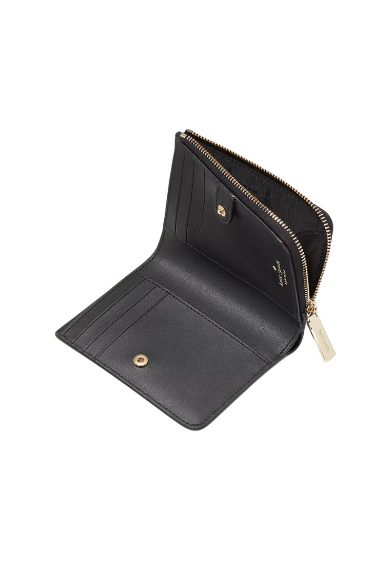 Kate Spade Madison Small L Zip Wallet In Black KH615