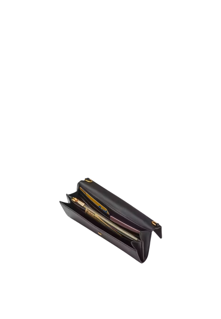 Kate Spade Katy Flap Continental Wallet Crossbody Bag In Black K8914