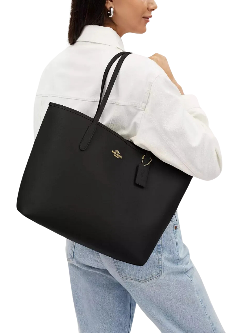 Coach City Tote Bag In Black CR111