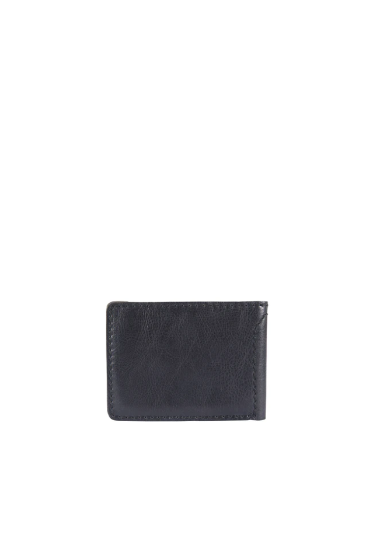 Carhartt Patina Leather Billfold Wallet In Black WW0400