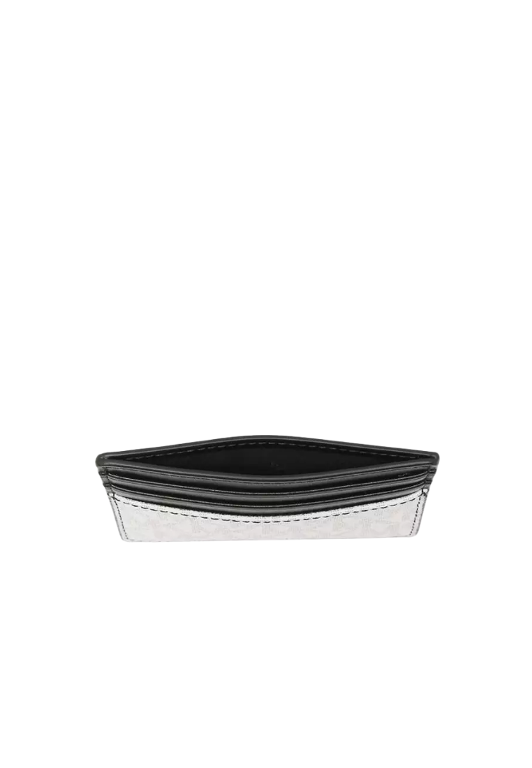 Michael Kors Cooper Tall Card Case Signature Canvas In Bright White 36U9LCRD1B