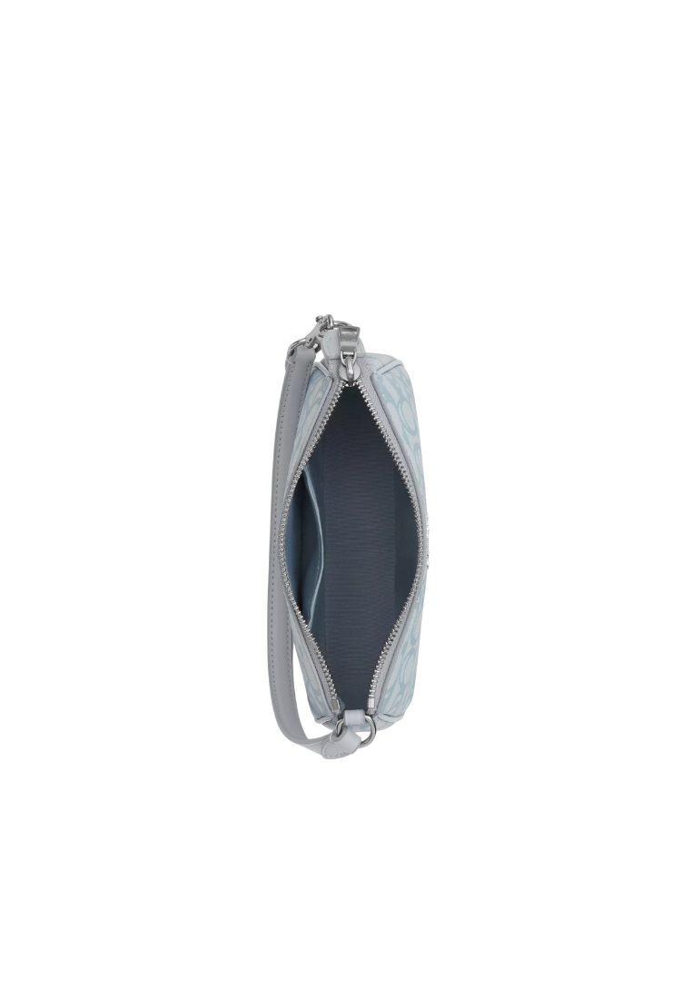 ( PREORDER ) Coach Nolita 19 In Sketch Signature Canvas Shoulder Bag In Silver Ice Blue CBM72