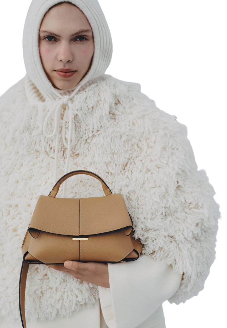 ( PREORDER ) Polene Mokki Mini Tote Bag In Ocher