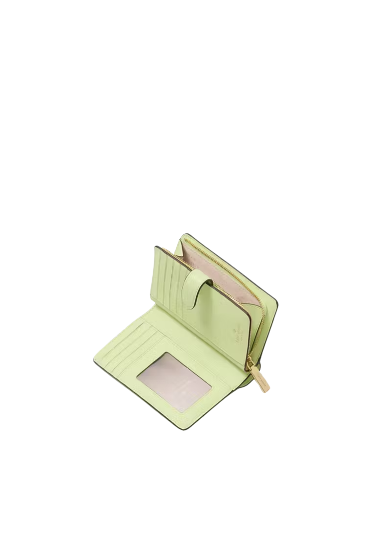 Kate Spade Madison Wallet Medium Bifold In Matcha Latte Kc580
