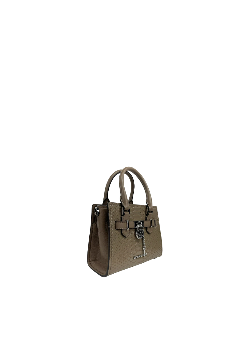 Michael Kors Hamilton XS Snake Satchel Bag In Dusk 35R4SHMC0G