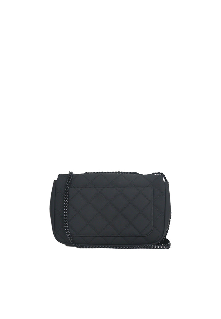 ( AS IS ) Tory Burch Willa Matte Shoulder Bag In Black 149681