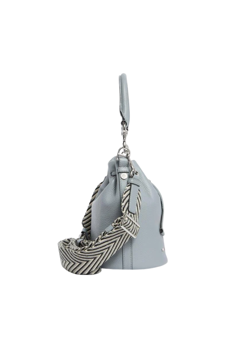 Marc Jacobs Pebbled Leather Bucket Bag In Rock Grey 4R3HCR013H02
