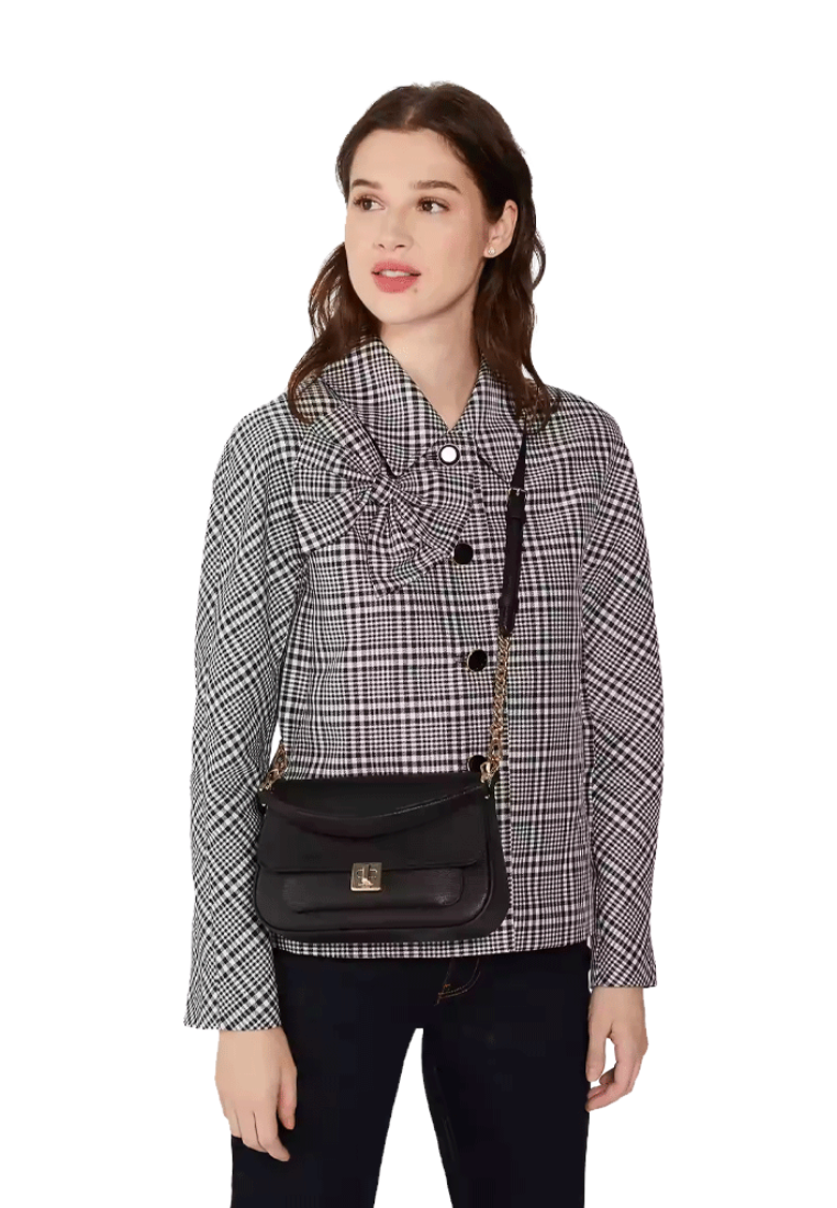 Kate Spade Phoebe Small Flap Crossbody Bag In Black KF554