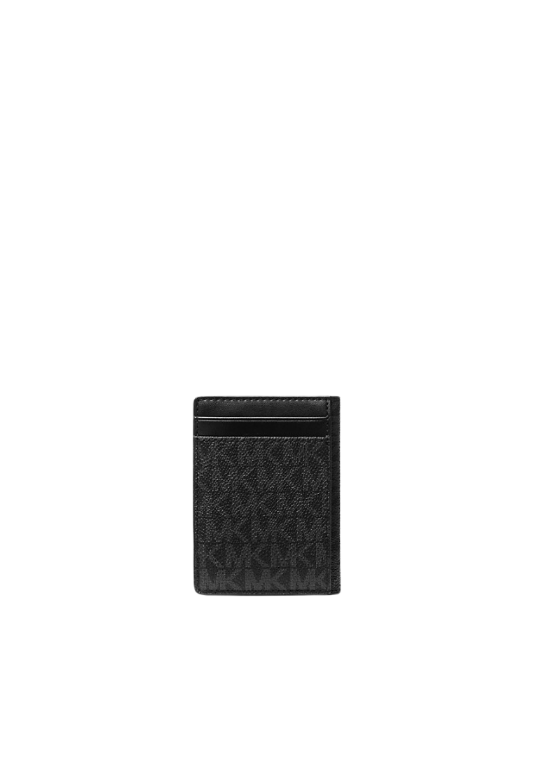 Michael Kors Cooper Signature Logo Bi-Fold Wallet In Black 36S5LCOF1B