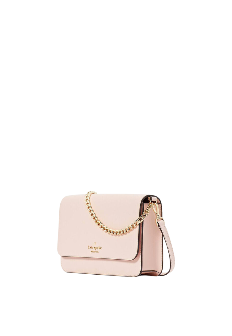 Kate Spade Madison Crossbody Bag Flap Convertible In Conch Pink KC430