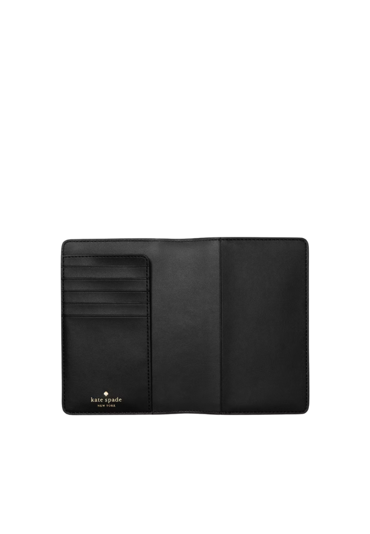 ( PREORDER ) Kate Spade Passport Card Holder In Black KN778