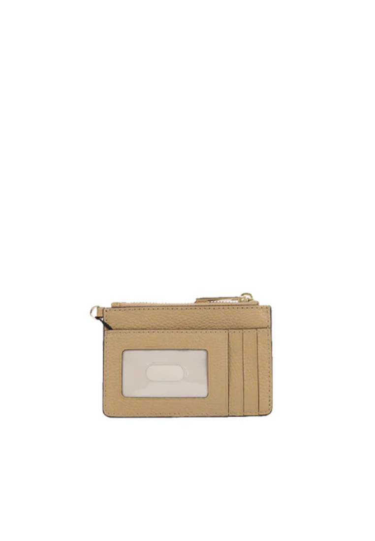 Marc Jacobs The Groove Top Zip Card Case In Iced Coffee S102L01RE22