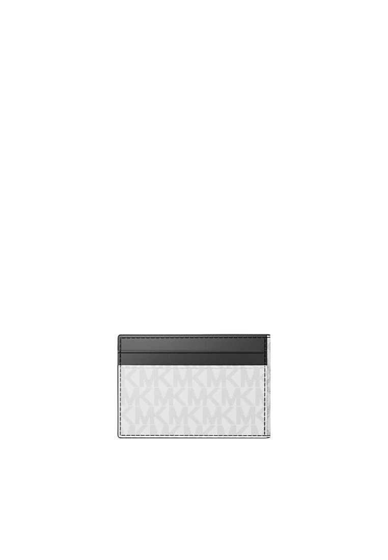 Michael Kors Cooper Signature Logo Wallet In Bright White 36S5LCOE6B