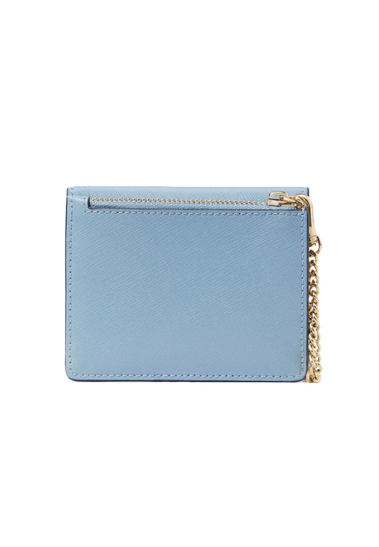 Kate Spade Madison Wallet Mini with Chain In Polished Blue KC591