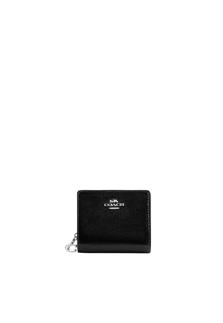 Coach Snap Wallet In Black CW790