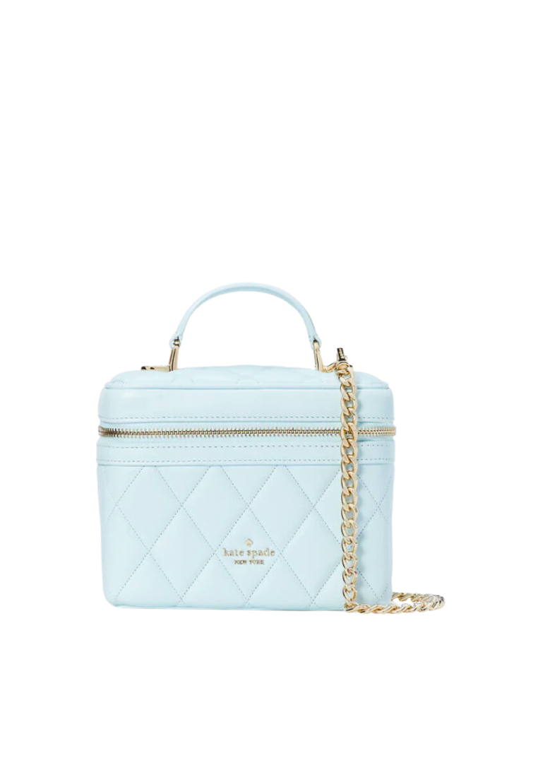 ( AS IS ) Kate Spade Carey Trunk Crossbody Bag In Turqoise KB563