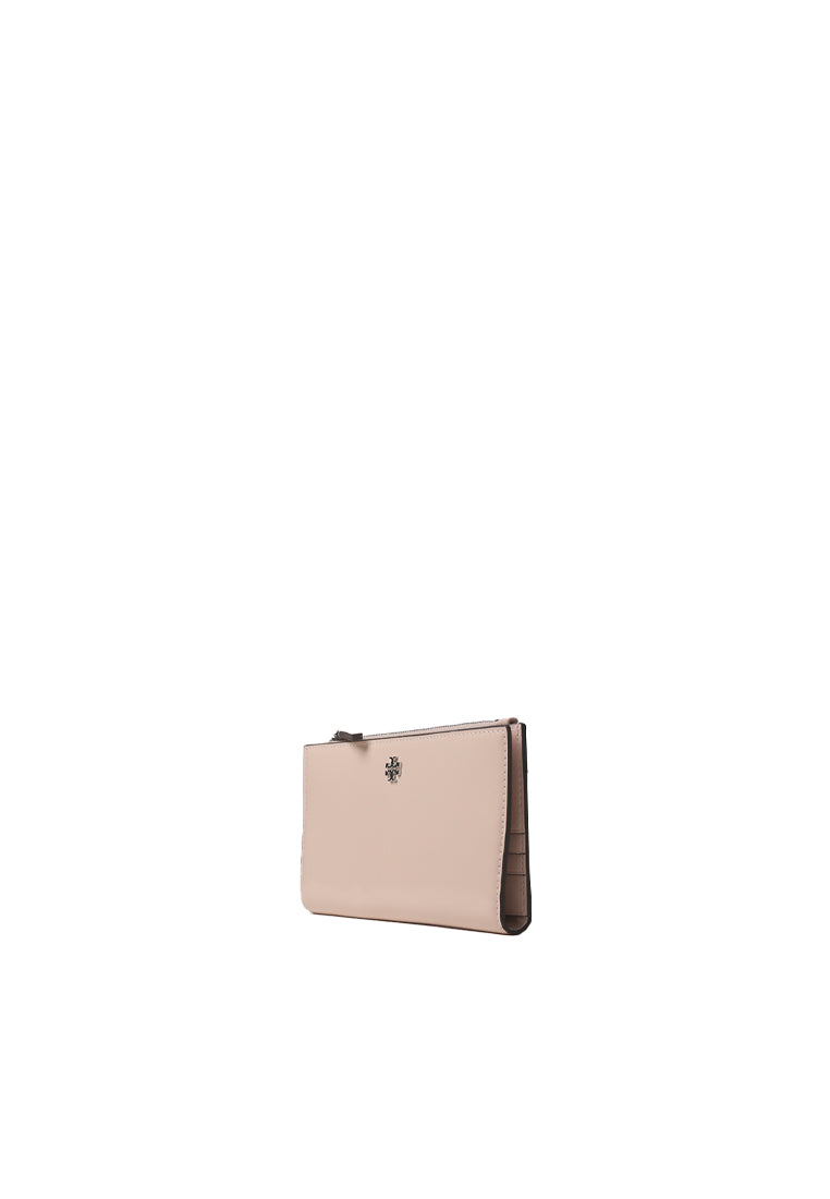 Tory Burch Blake Patent Slim Wallet In Soft Pink 156498