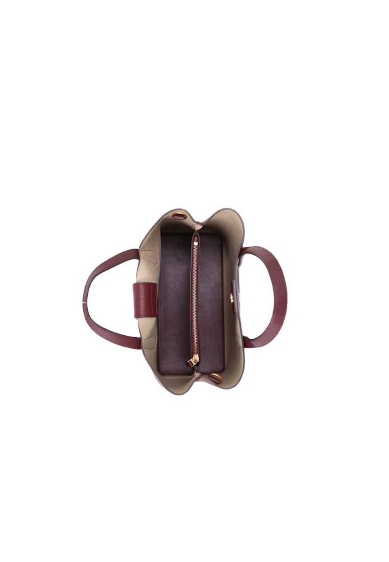 Tory Burch Womens Blake 140917 Small Tote Bag In Imperial Garnet