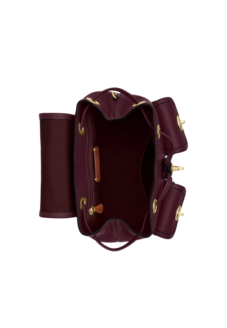 ( PREORDER ) Coach Hadley Backpack In Dark Wine CBH09