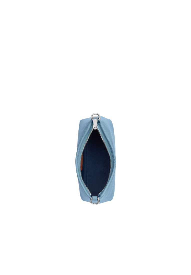 ( PREORDER ) Coach Laurel Small With Mirror Charm And Pouch Shoulder Bag In Pool Sand CBI06