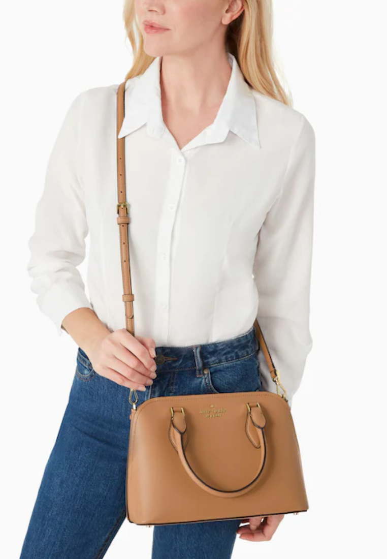 Kate Spade Darcy Small Satchel Bag In Light Fawn WKR00438