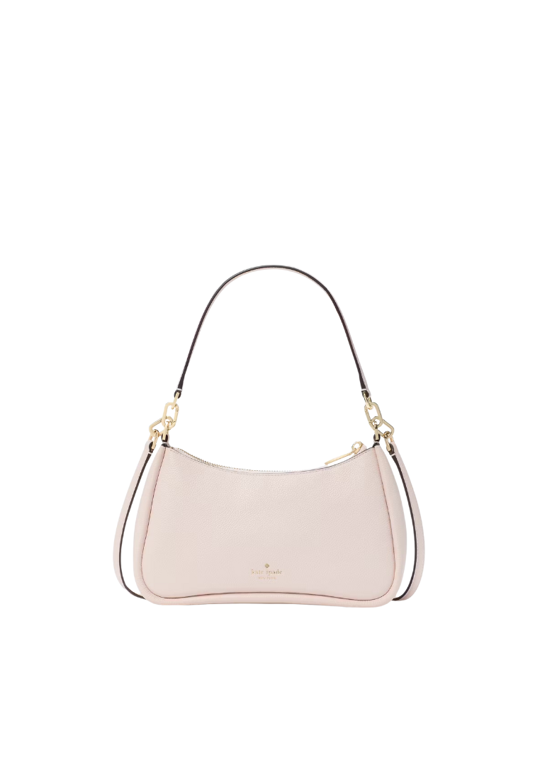 Kate Spade Kayla Embellished Spade Convertible Shoulder Bag In Powder Sugar Kk164