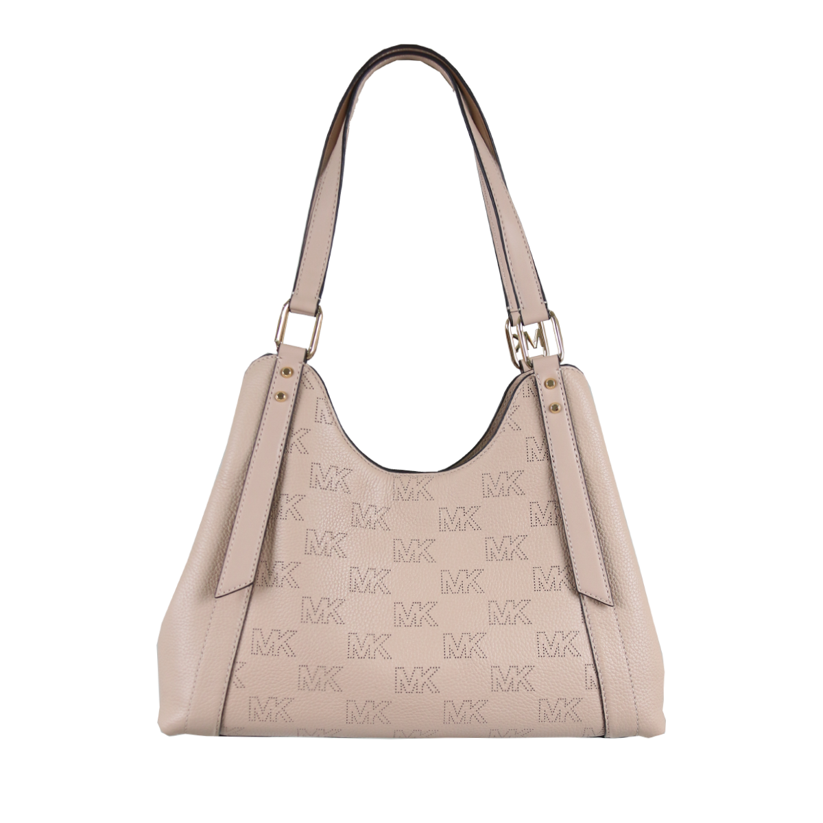 Michael Kors Arlo 35S3GW7L7I Large Leather Crossbody Bag In Buff