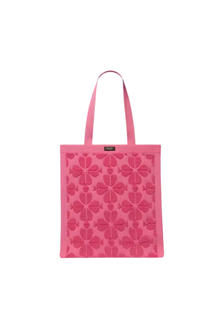 ( PREORDER ) Kate Spade Brooke Terry Carryall Large Tote Bag In Rose Oil KL836