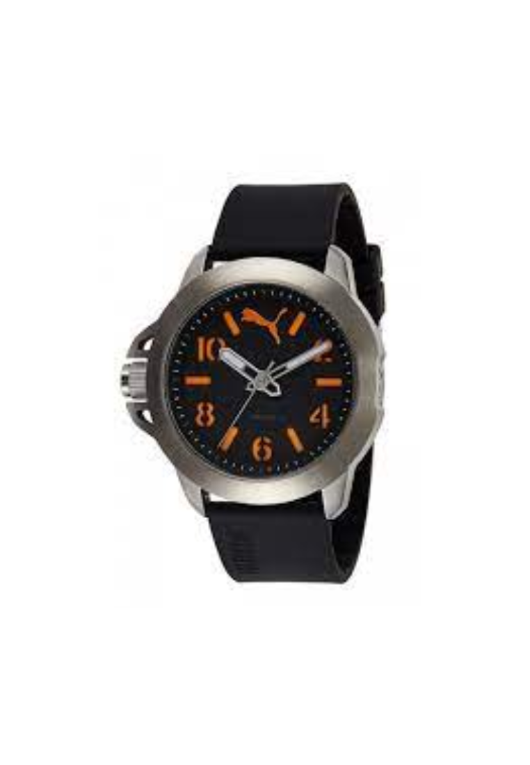 Puma Men Analogue PU104181002 Silicone Strap Watch