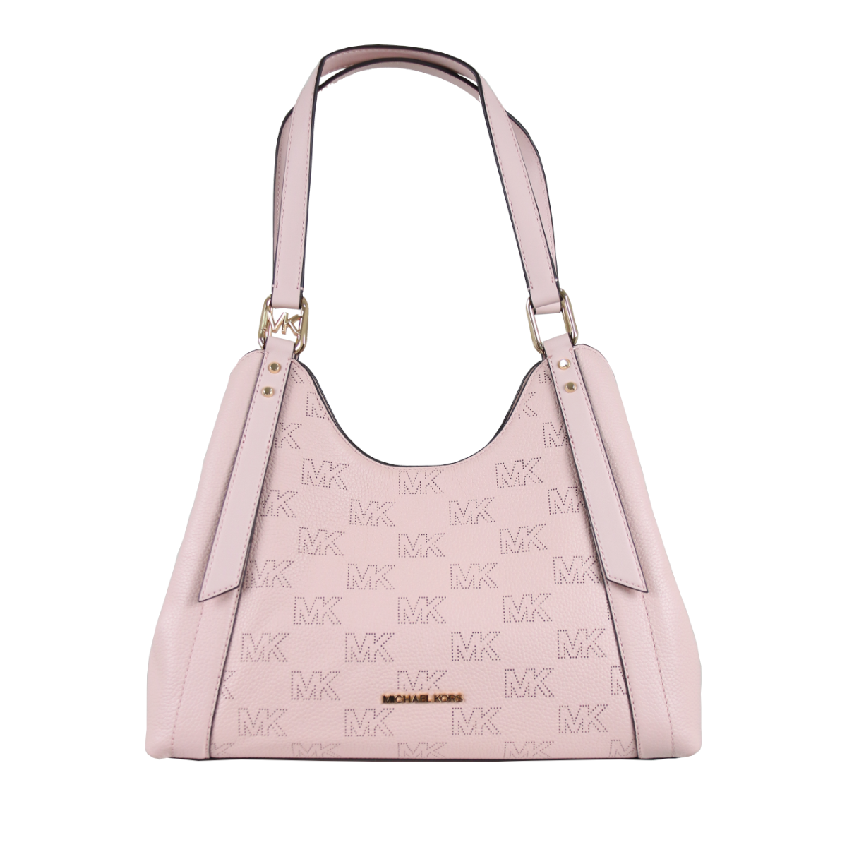 Michael Kors Arlo 35S3GW7L7I Large Leather Crossbody Bag In Powder Blush