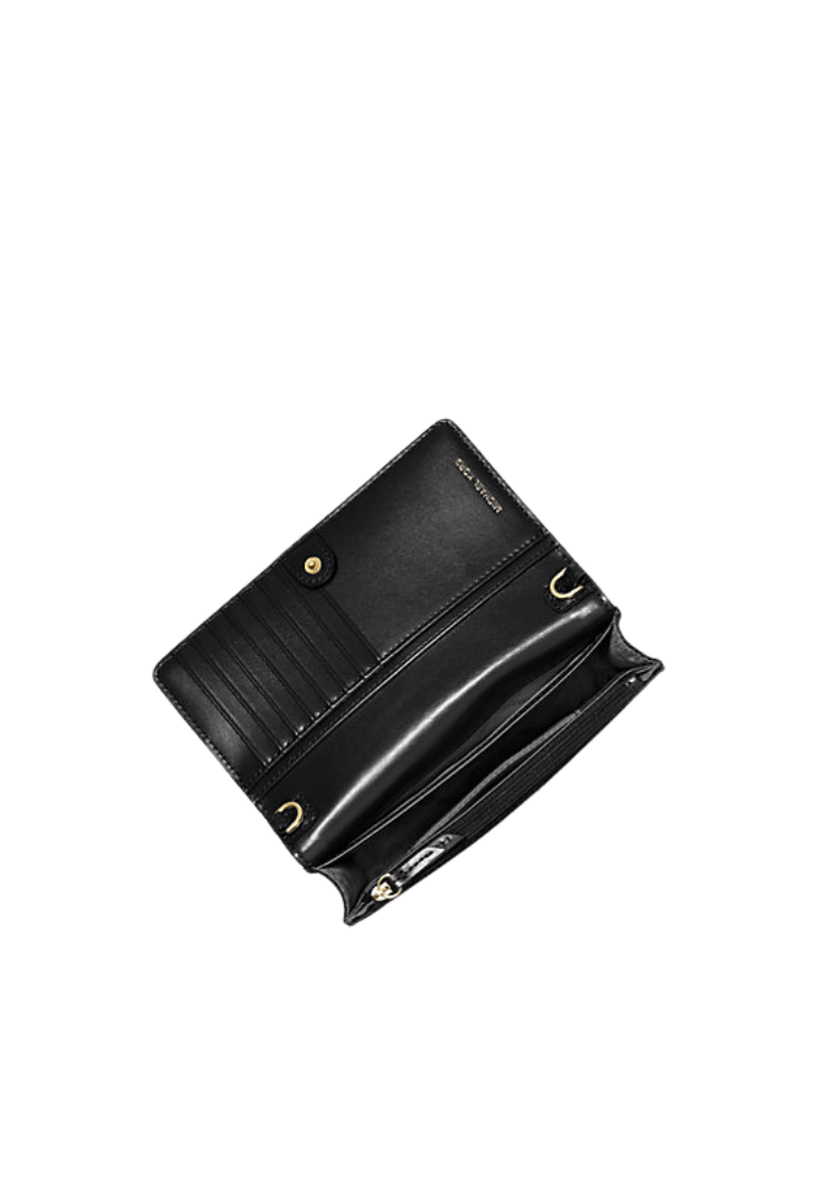 ( PREORDER ) Michael Kors Jet Set Small Nylon Gabardine Smartphone Crossbody Bag In Black 32F3GJ6C1I