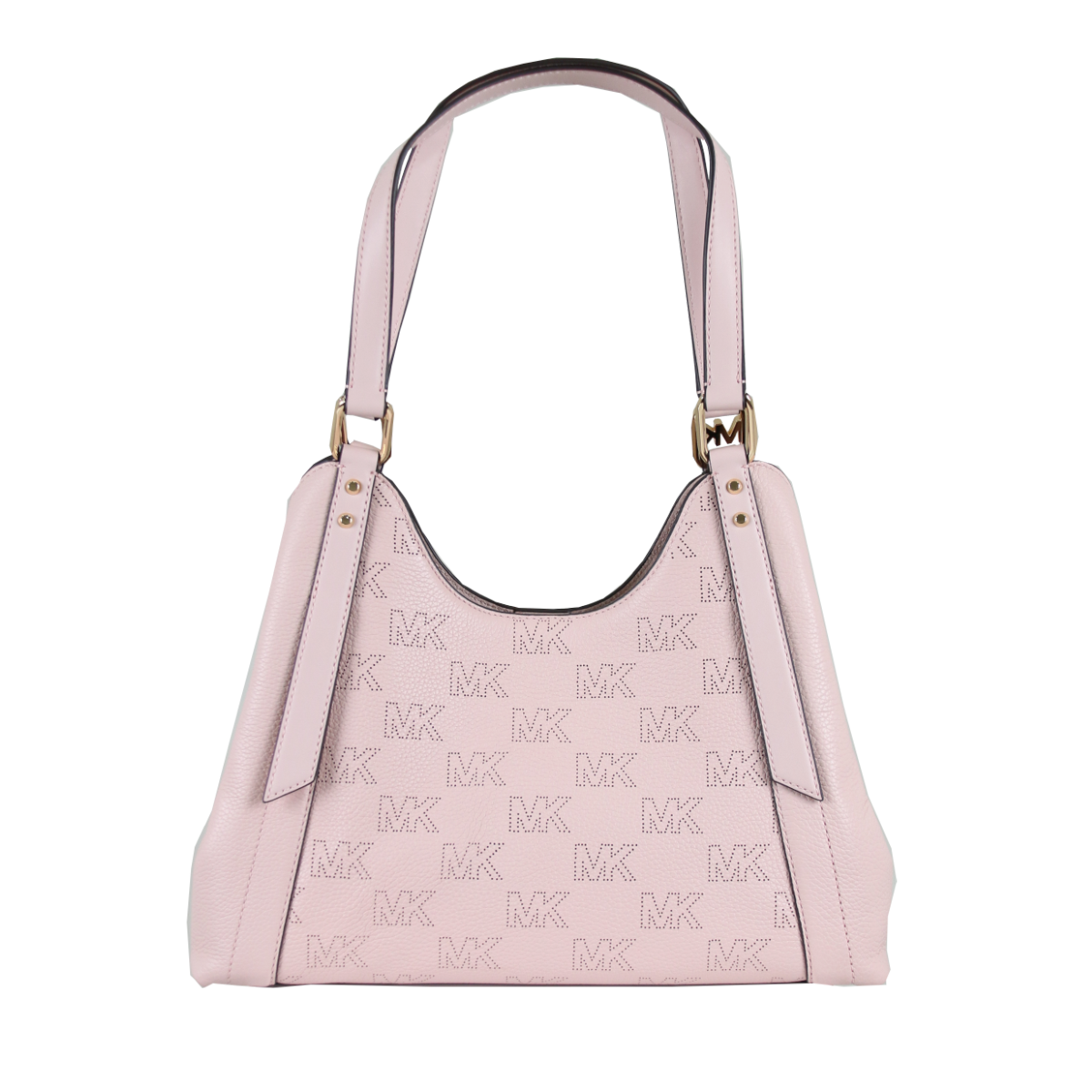 Michael Kors Arlo 35S3GW7L7I Large Leather Crossbody Bag In Powder Blush