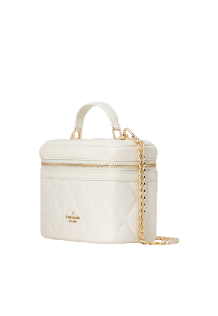 Kate Spade Carey Trunk Crossbody Bag In Parchment KB563