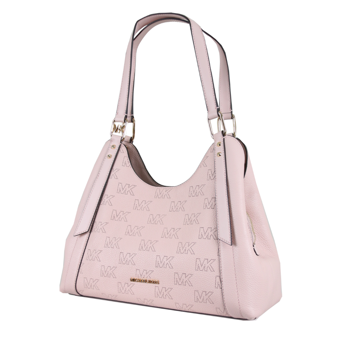 Michael Kors Arlo 35S3GW7L7I Large Leather Crossbody Bag In Powder Blush