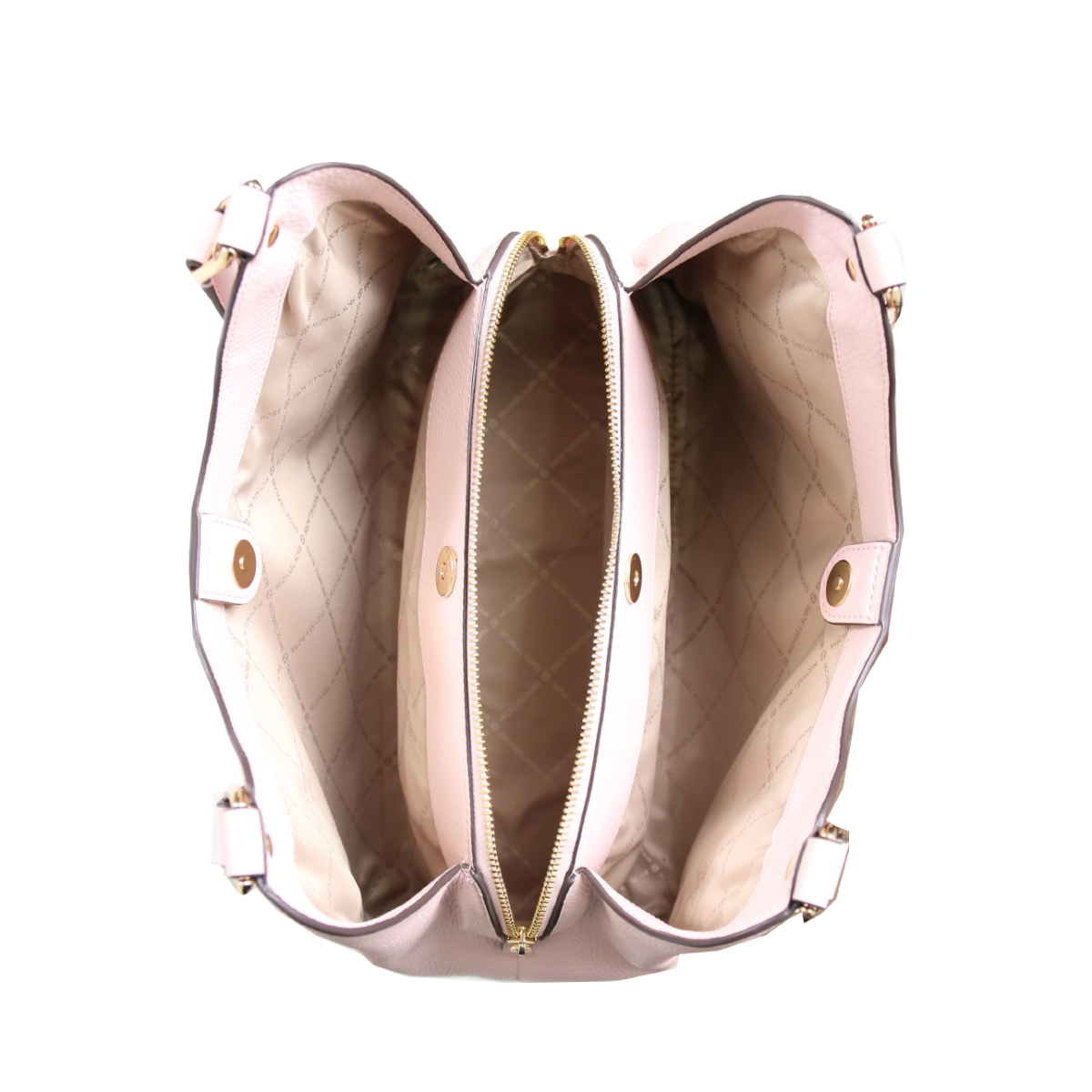Michael Kors Arlo 35S3GW7L7I Large Leather Crossbody Bag In Powder Blush