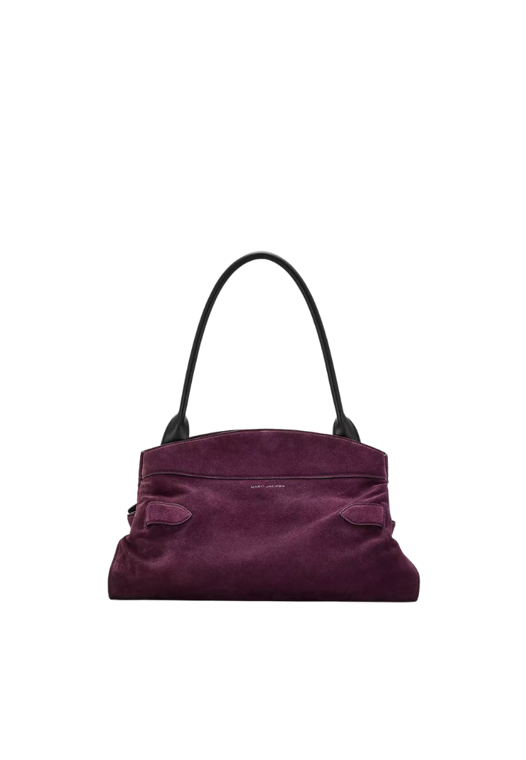 ( PREORDER ) Marc Jacobs The Suede Dakota Satchel Bag In Dark Plum 2F5HSC009H01